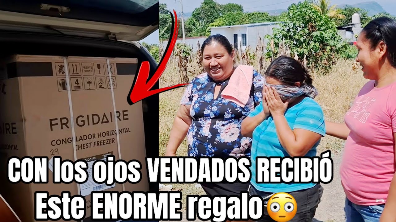 Un congelador NUEVO para que haga hielo🚨Con los ojos vendados LA SORPRENDIMOS.