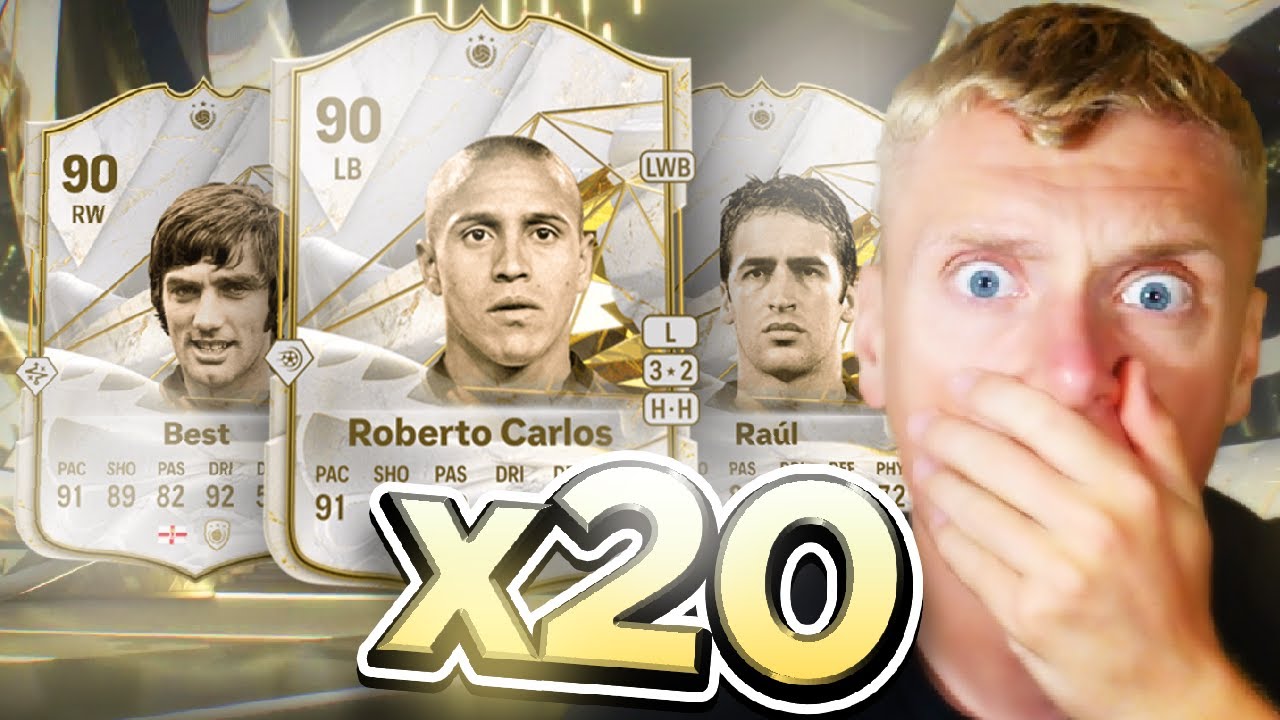I OPENED 20x BASE ICON PACKS 🤩 FC24 ULTIMATE TEAM 🔥