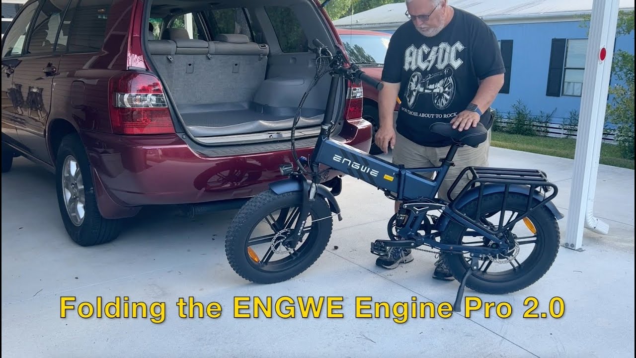 Folding the Engwe Engine Pro 2.0 e-bike