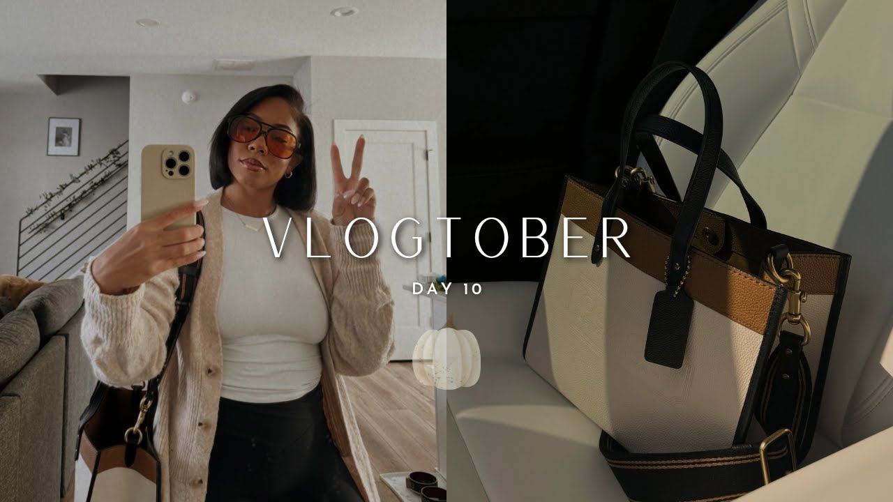 Vlogtober, день 10 🍂: идём со мной за покупками, новая сумка уже здесь, общение с Иисусом и много...