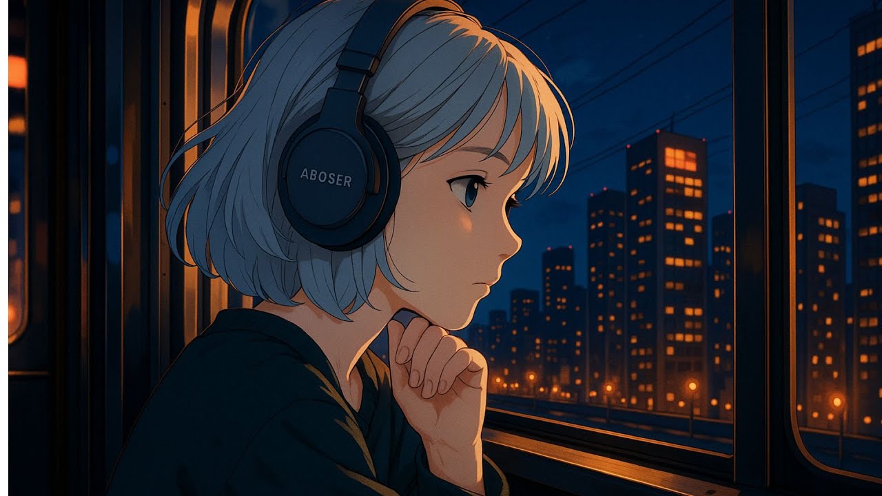 Tokyo LoFi Nights 🌃 | Chill Anime Beats to Study, Relax & Ride the Night Train 🚇🎧