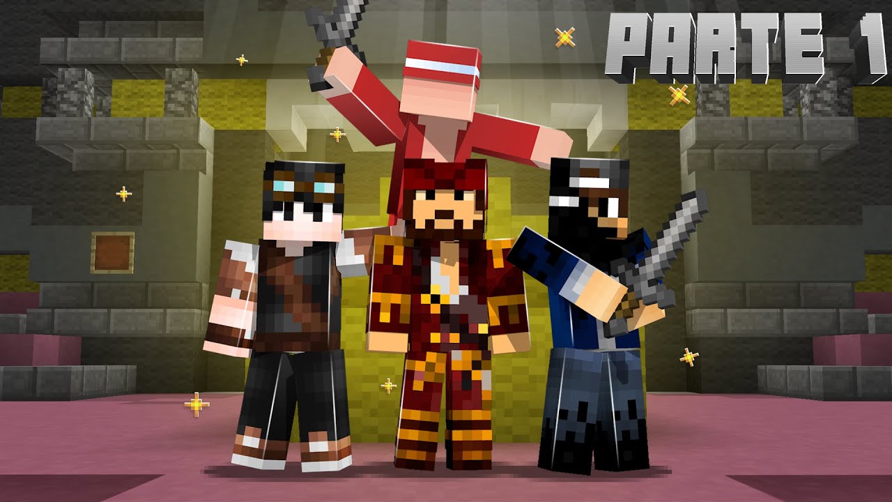o QUARTETO PRO de YOUTUBERS no BEDWARS - Parte 1