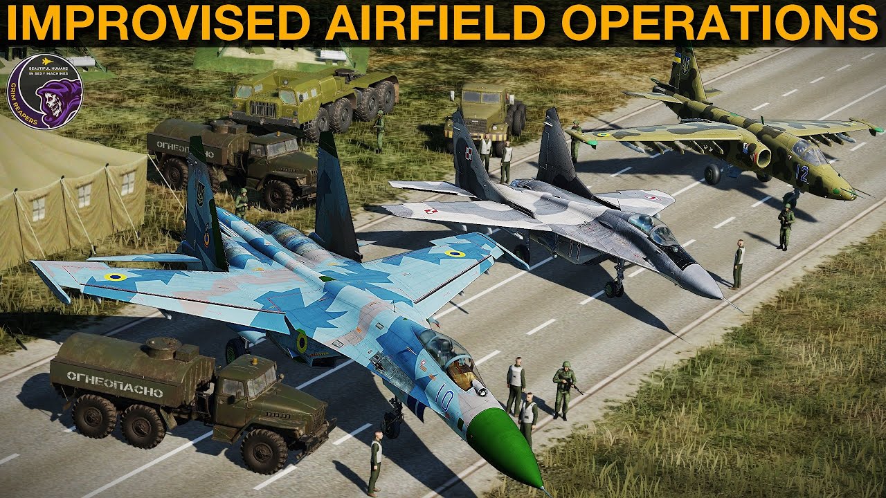 Could Su-27, Mig-29A Or Su-25 Operate From Improvised Roads Or Grass Airfields? | DCS