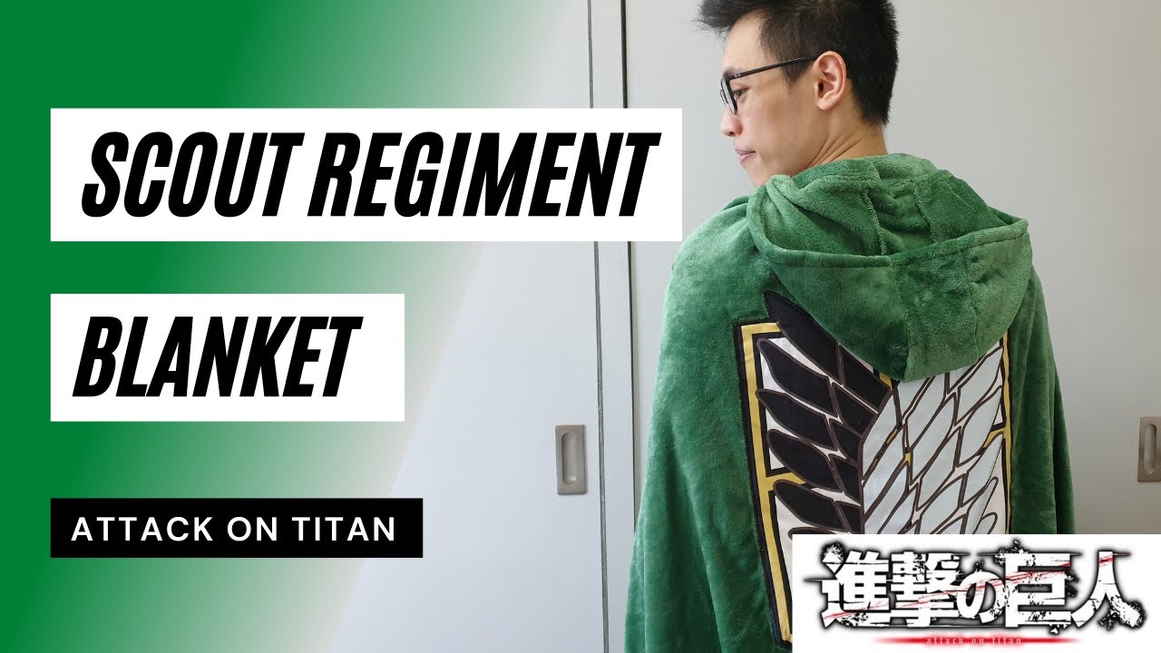 Scout Regiment Cloak Blanket Unboxing Unofficial merchandise | Attack on Titan: Shingeki no Kyojin