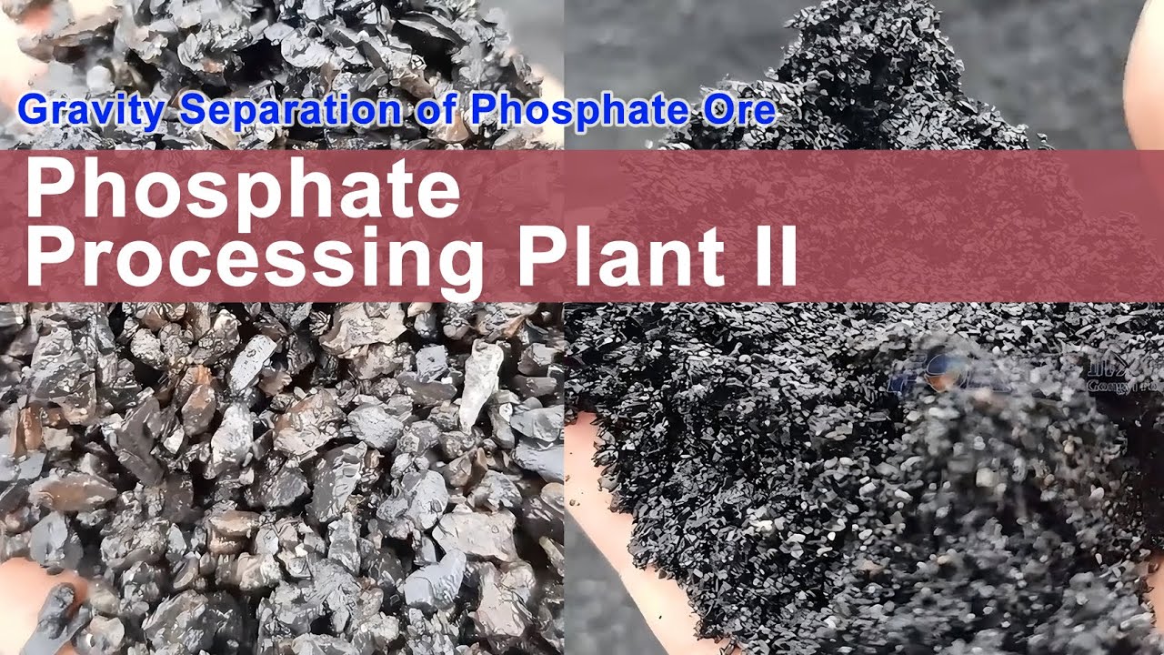 Phosphate Beneficiation by Gravity Separation Jig /phosphate ore processing plant /#ore #mining