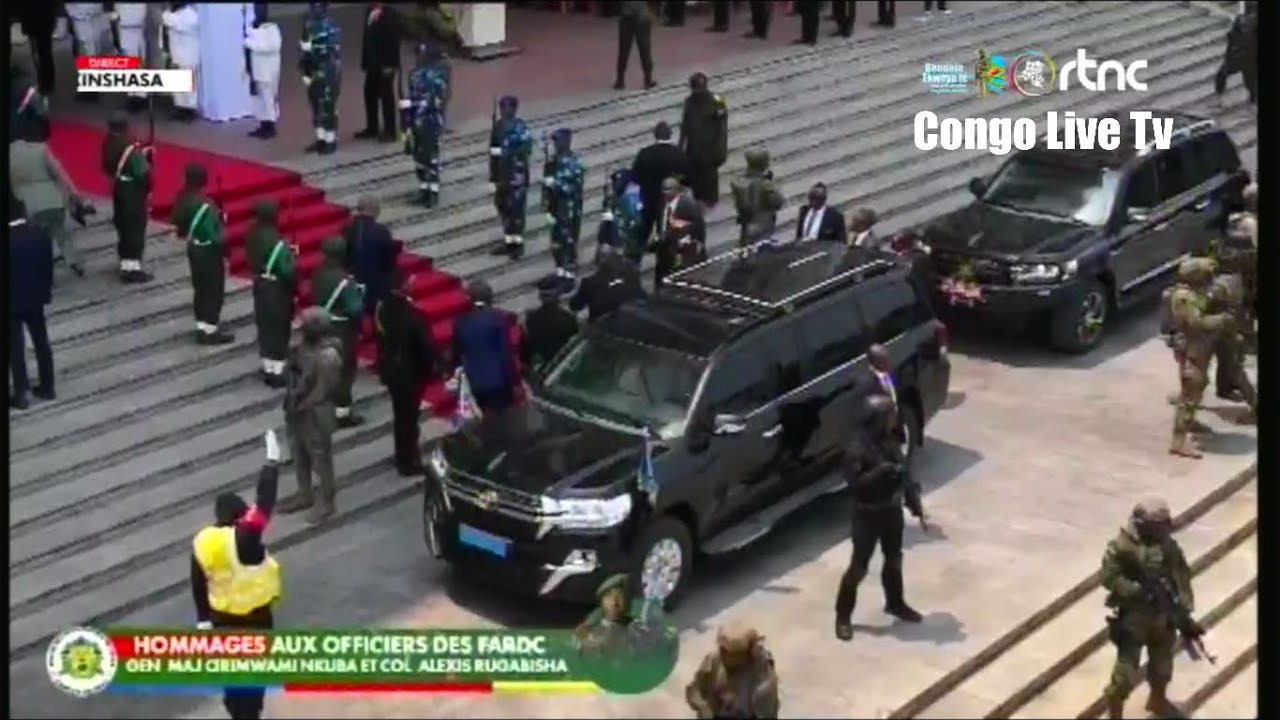 DIRECT – LE PRÉSIDENT TSHISEKEDI SURPREND AU DEUIL DU GÉNÉRAL PETER CIRIMWANI