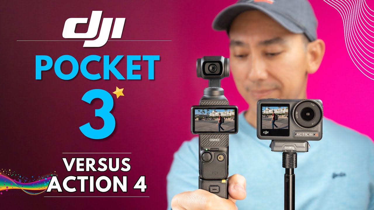 DJI POCKET 3 vs DJI ACTION 4: Must Watch Before you Buy - Comparing Features