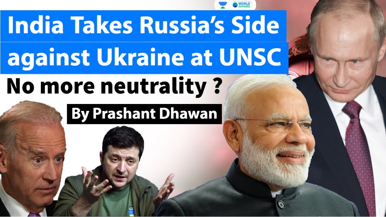 India Takes Russia’s Side against Ukraine at UNSC Biological Weapons Meeting