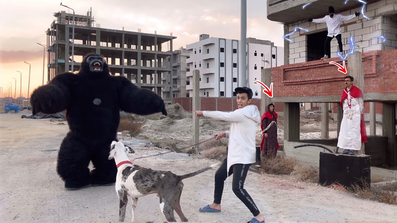 الانتقام من الغوريلا المتوحشه🦍 (المخترع الشرير)🔥السلسيلي