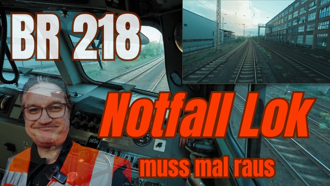 Mit einem lachenden und weinenden Auge 💔 | BR 218 Führerstands-Leerfahrt