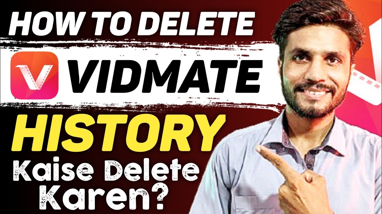 How To Delete Vidmate History | Vidmate History Kaise Delete Kare