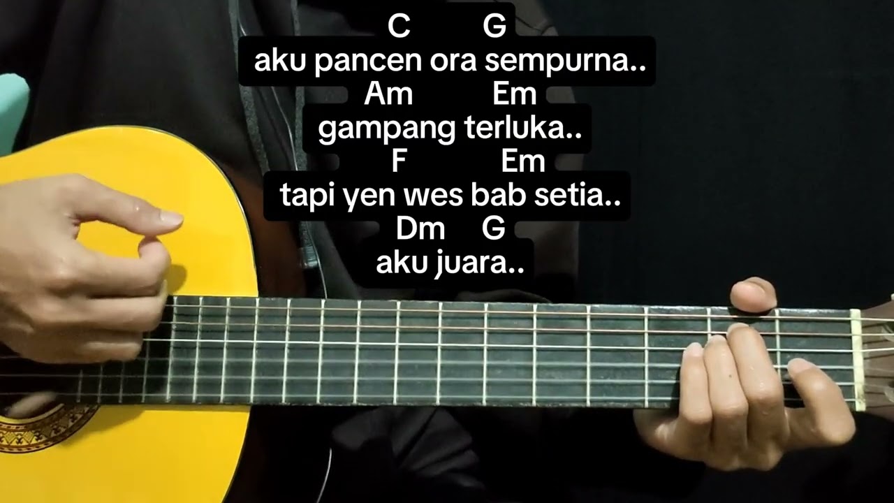 Tutorial Chord Gitar Mudah ROPANG - DENY CAKNAN ft NDX AKA