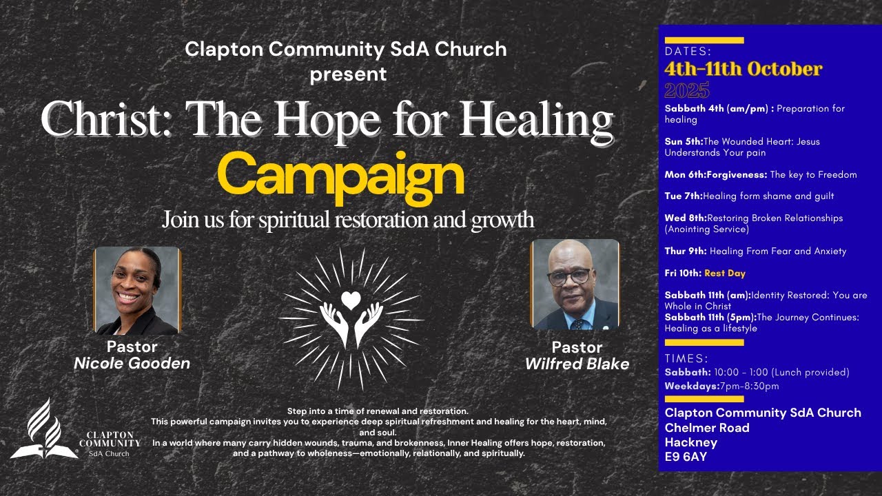 Christ: The Hope for Healing (05-10-2025