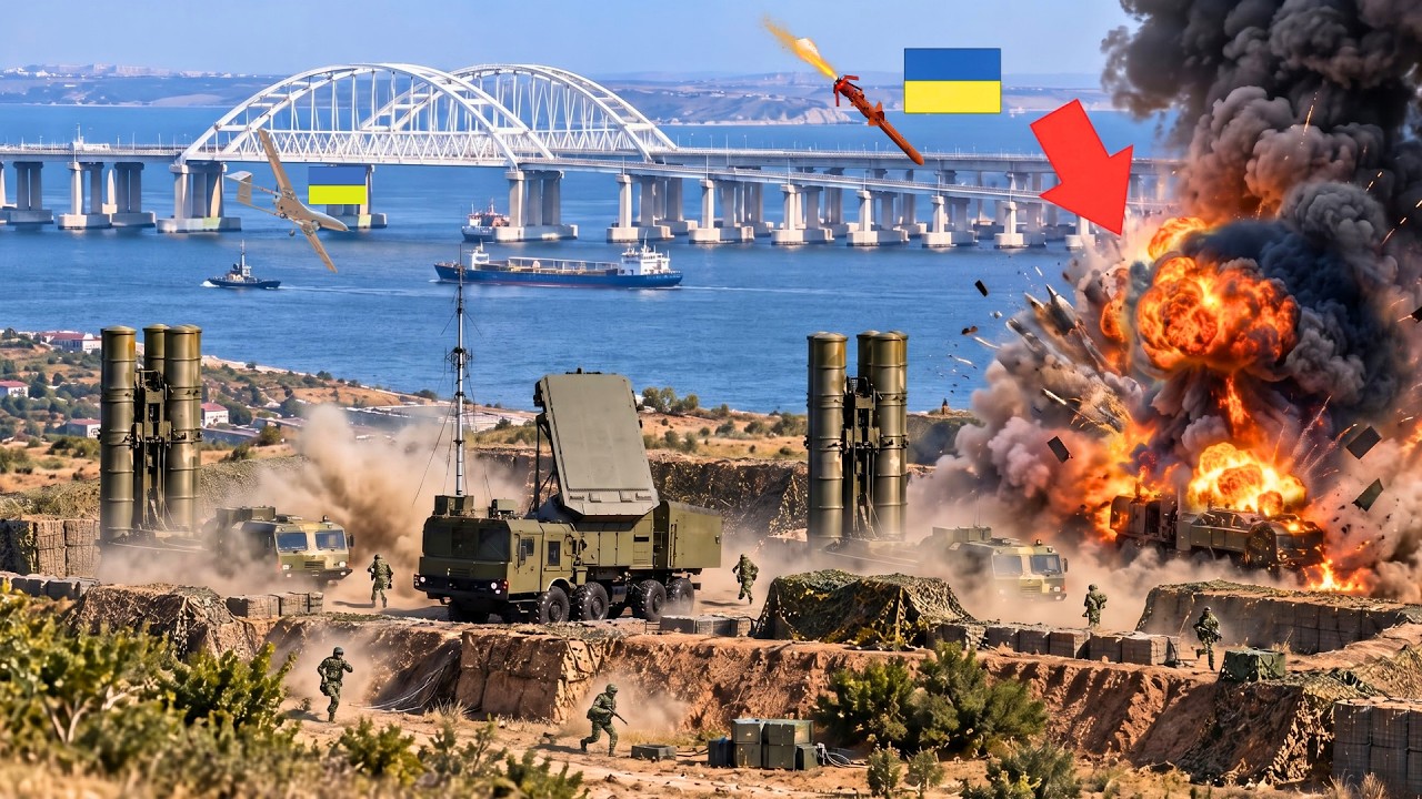 Украина ЖДЕТ выстрела российского С-400, чтобы спасти Крымский мост &mdash; А ЗАТЕМ ВЗРЫВАЕТ ЕГО!