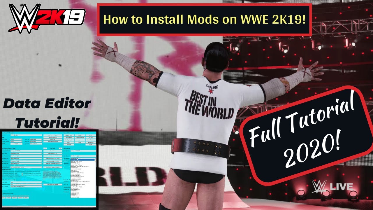How To Install Mods in WWE 2K19 - Tutorial