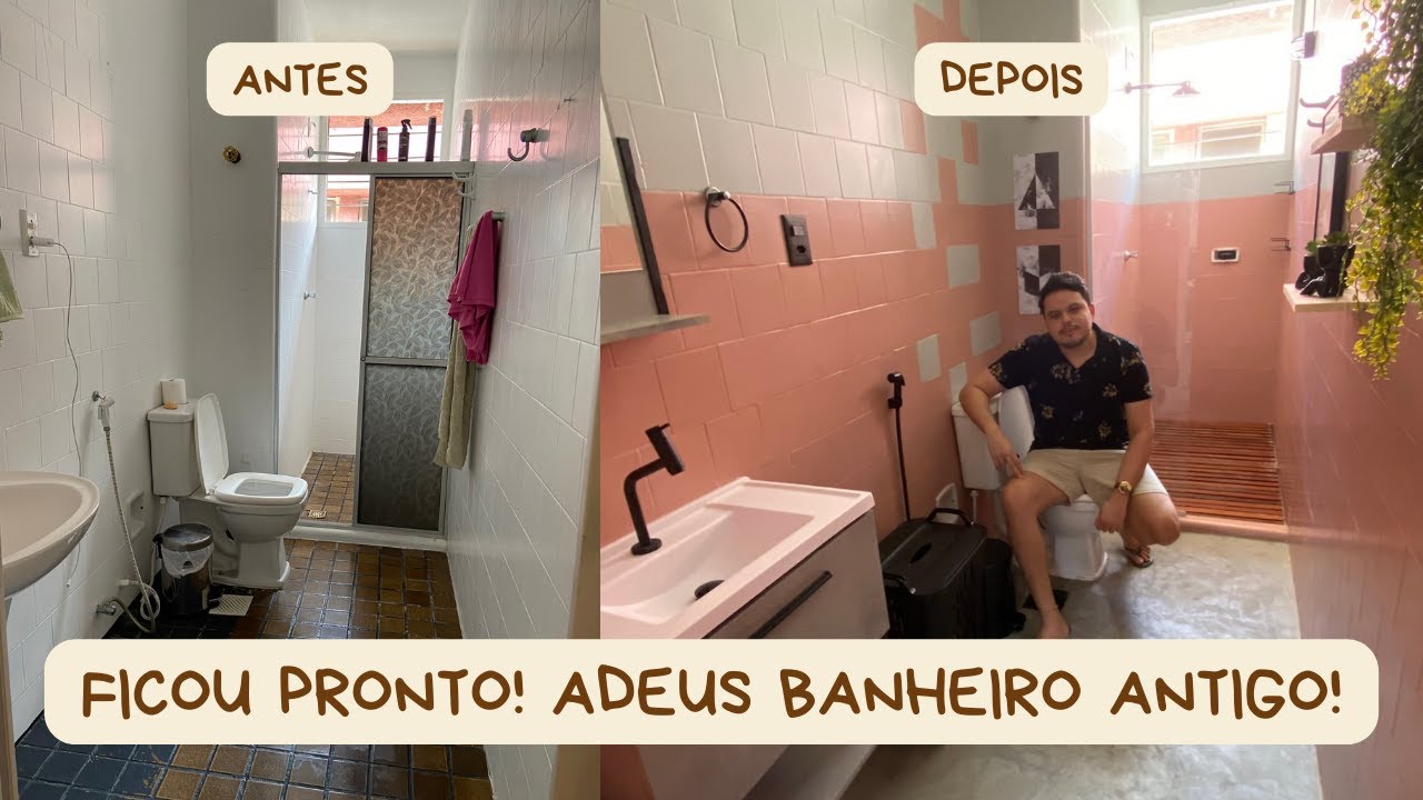 DIARIO DA REFORMA PARTE FINAL - A Reforma do Banheiro Ficou Pronta