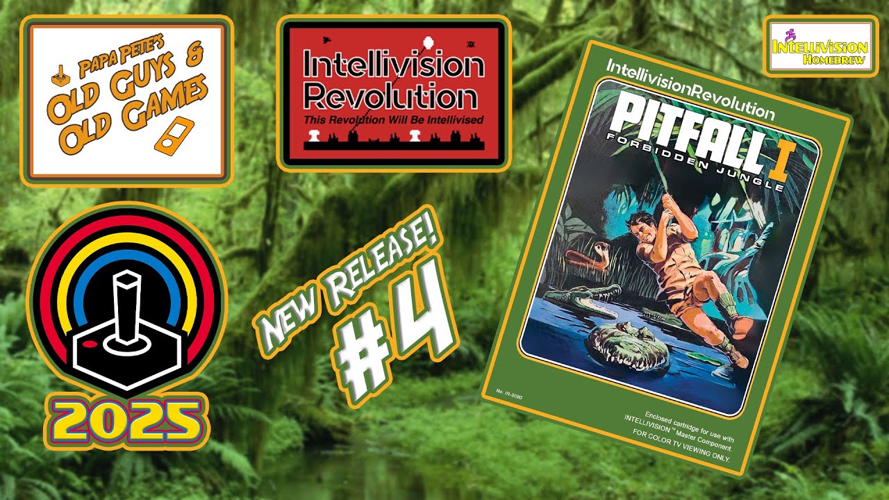 Ловушка I: Запретные джунгли от Intellivision Revolution — OG&OG Папы Пита #intellivision #prge2025