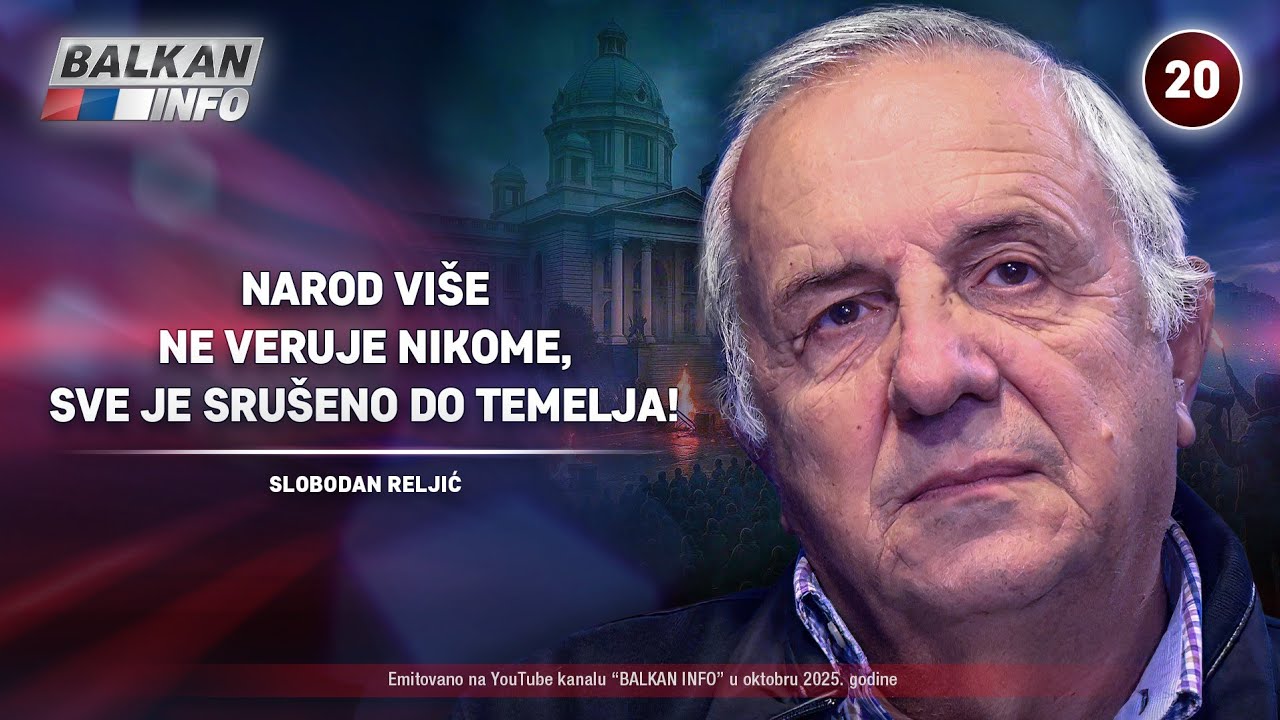 INTERVJU: Slobodan Reljić &ndash; Narod vi&scaron;e ne veruje nikome, sve je sru&scaron;eno do temelja! (18.10.2025)