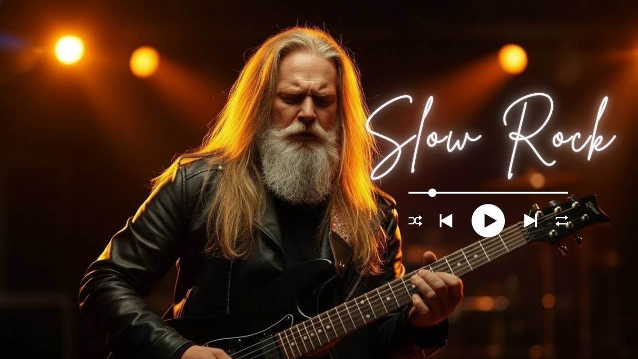 🌙🎶 Slow Rock & Classic Rock Night Playlist – Calm 🎸, Deep & Timeless