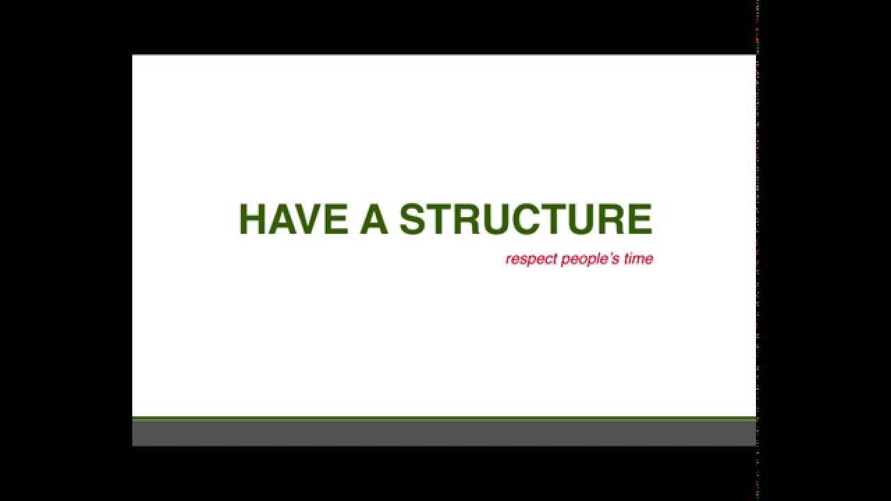 How to Deliver Technical Presentations