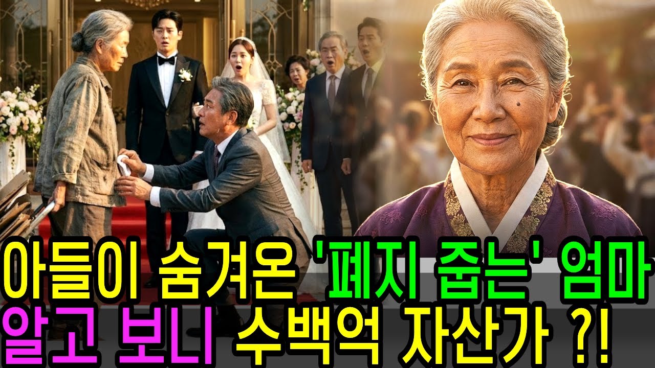 아들이 창피하다며 숨겼던 '폐지 줍는' 엄마, 알고 보니 현금만 쌓아둔 수백억 자산가?!