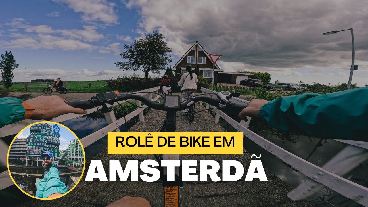 Rolê de bike em Amsterdã