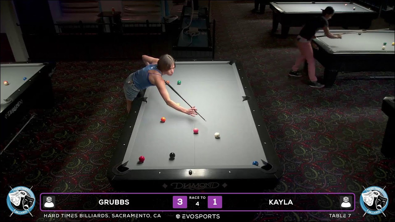 GRUBBS vs KAYLA - HARD TIMES BILLIARDS - TABLE 7 | EvoSports