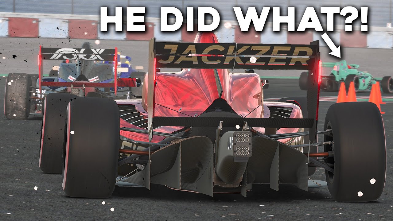 This guy was CRAZY doing THIS! - iRacing Super Formula Lights