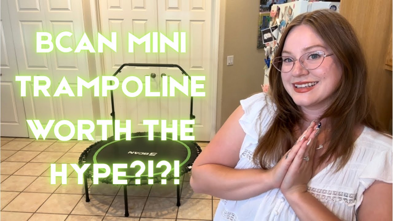 i used a mini trampoline for a week!! BCAN Trampoline Review from a non fitness girly  @bcanfit