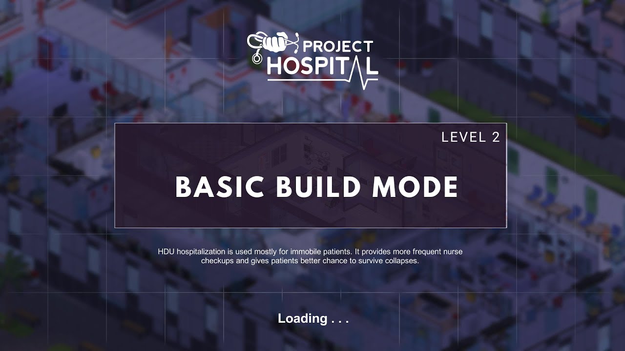 Project Hospital, basic build mode - Full Game Walkthrough, No Commentary, No Music, Full ASMR