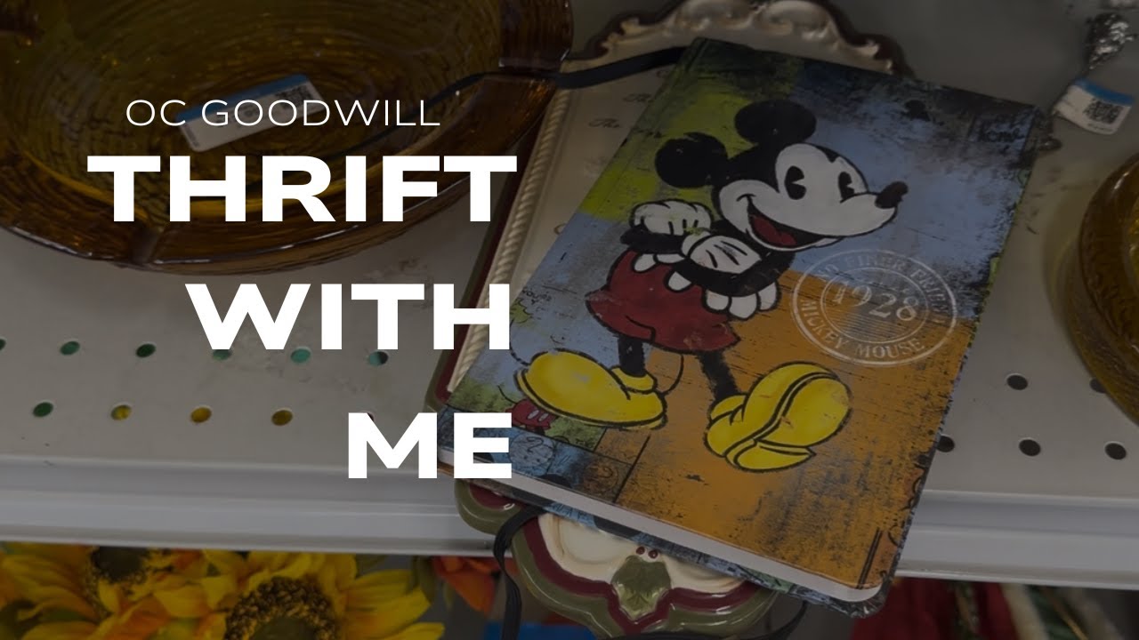 THRIFT WITH ME AT OC GOODWILL IN SO CAL #thriftwithme #goodwill #goodwillfinds