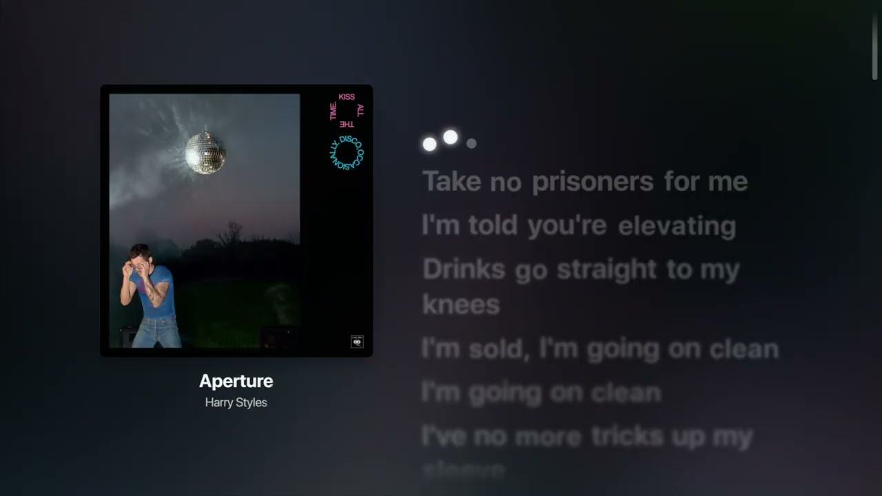 Harry Styles &ndash; Aperture (Lyrics) | Str8Lyrical