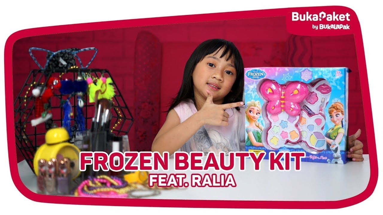 Dandan Cantik dengan Frozen Beauty Kit feat. Ralia Rules | BukaPaket for Kids