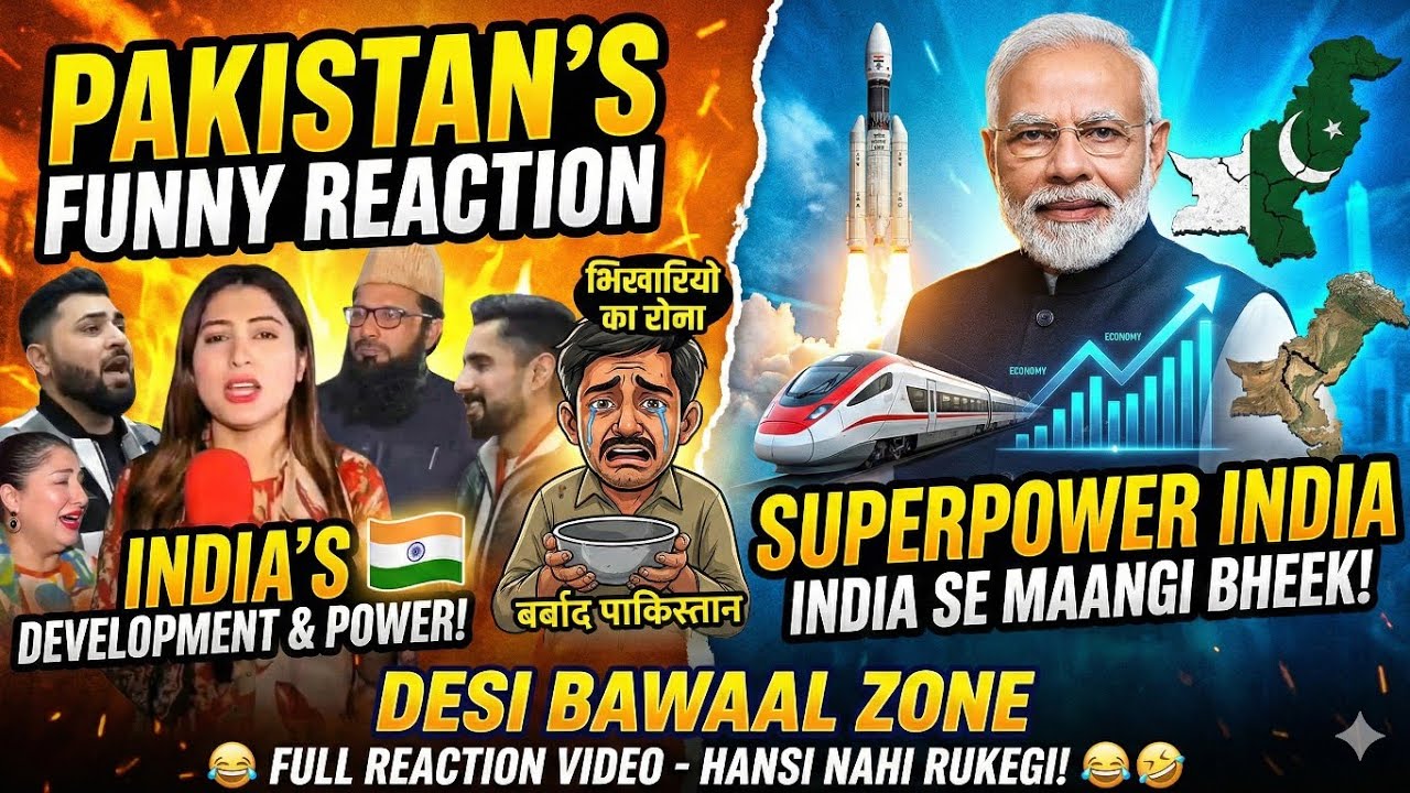 Pakistan Public Crying for Help from India? 🇮🇳 vs 🇵🇰 Funny Reaction!