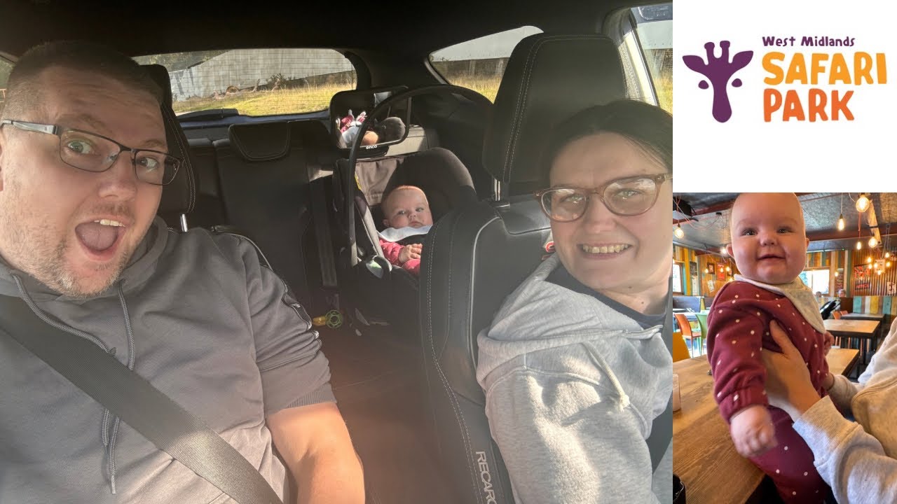 West Midlands Safari Park Family Vlog 🦁 Drive-Thru Safari & Adventure with Elena