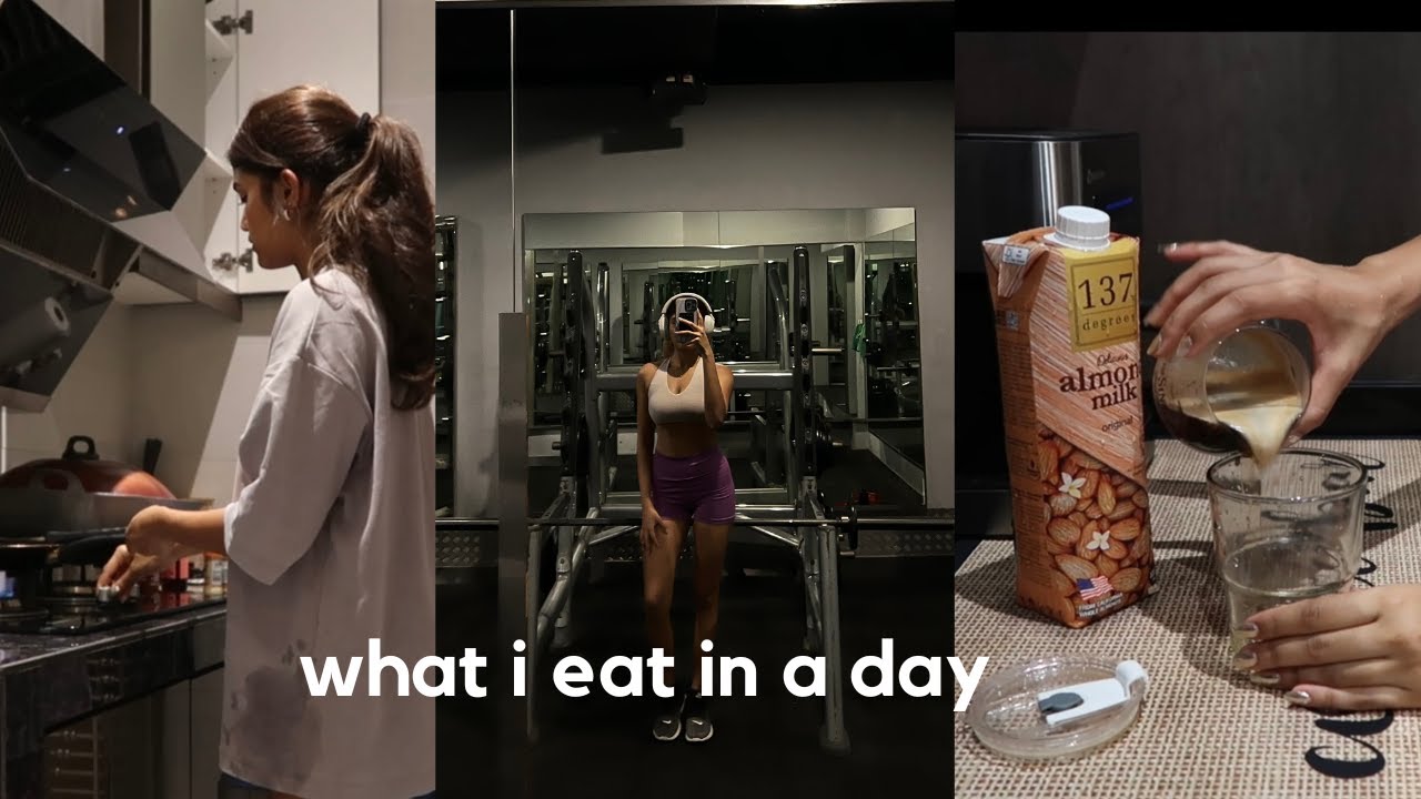 what i eat in a day | healthy recipes, gym, nail appointment