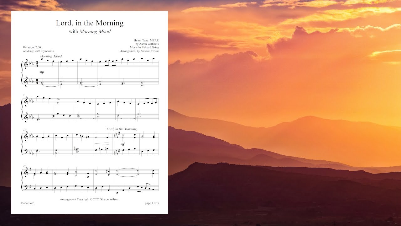 LORD, IN THE MORNING with 