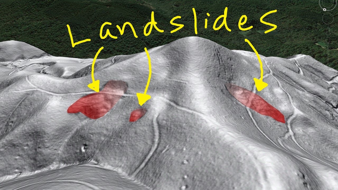 Using LiDAR to find mountain landslides