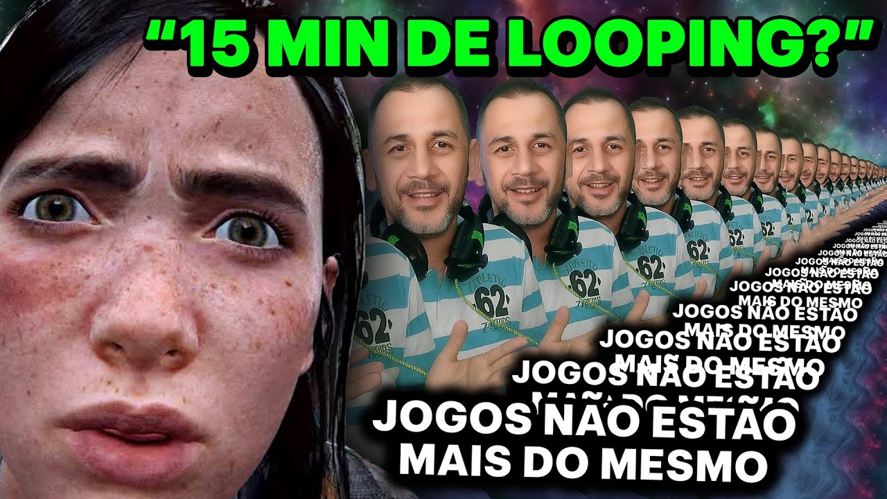 PRATA EM LOOPING FALANDO SOBRE JOGOS SEREM MAIS DO MESMO