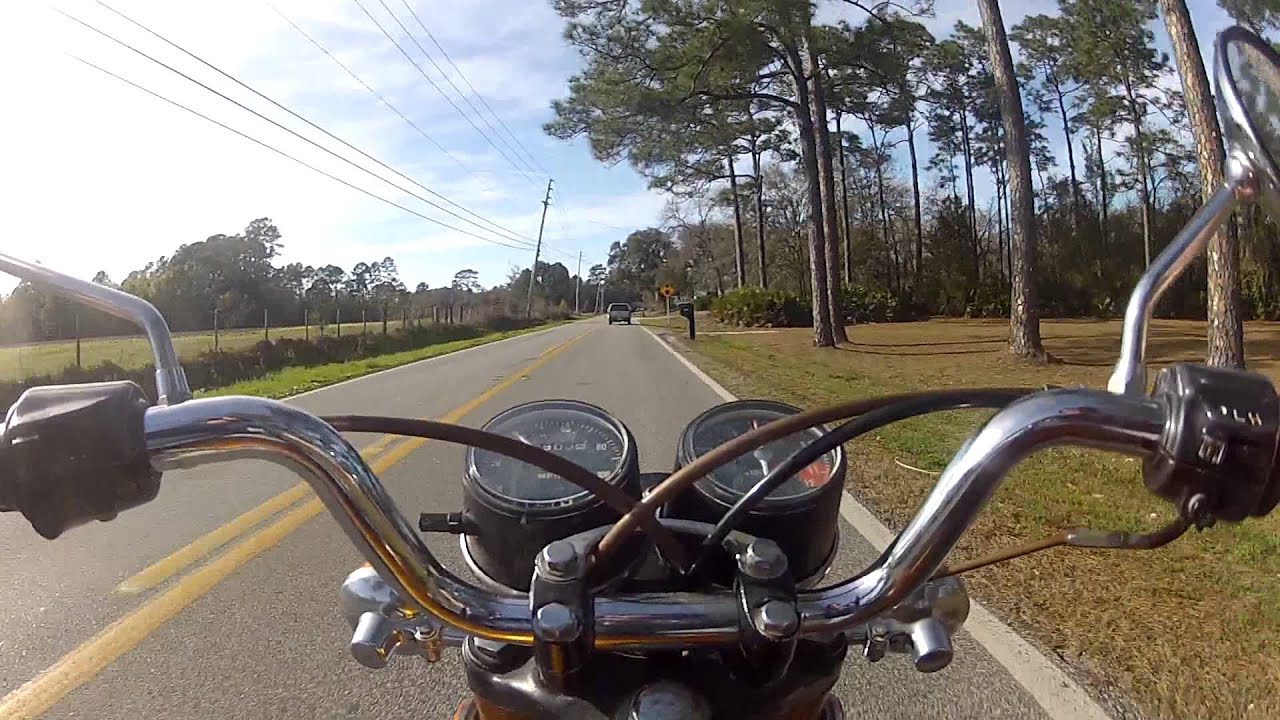 1972 Honda CB175 test ride