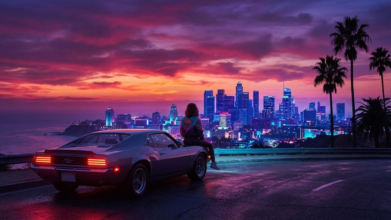 Echoes in the Afterglow - Synthwave | 80s Nostalgic Night Drive Music