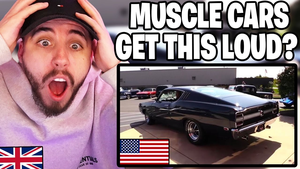 Brit Reacts to the SOUNDS of the Best American MUSCLE CARS!