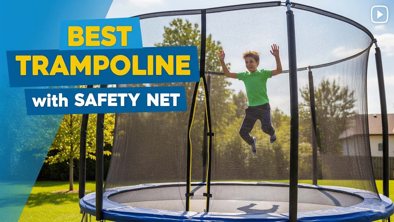 TOP 5 best trampoline with safety net 2026 | Trampoline for home use