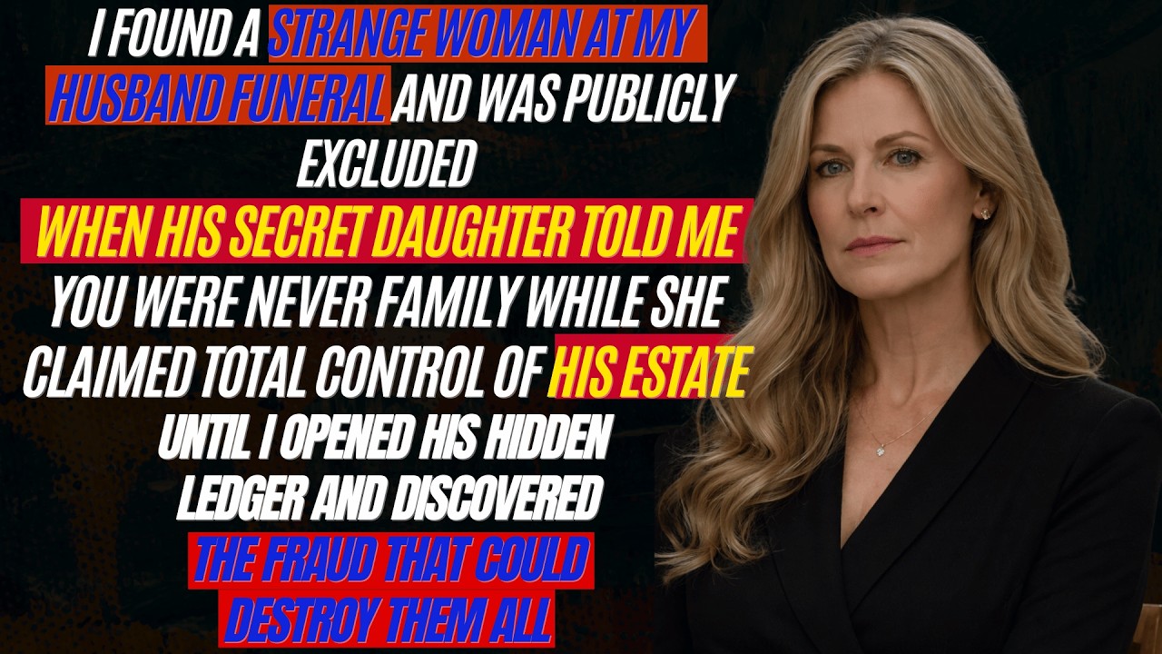 At My Husband Funeral His Mistress Humiliated Me Saying You Were Weak But I Held The Fraud Proof