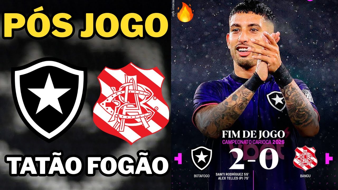 🔥 BOTAFOGO x BANGU | ANÁLISE COMPLETA PÓS-JOGO DO CARIOCA 2026