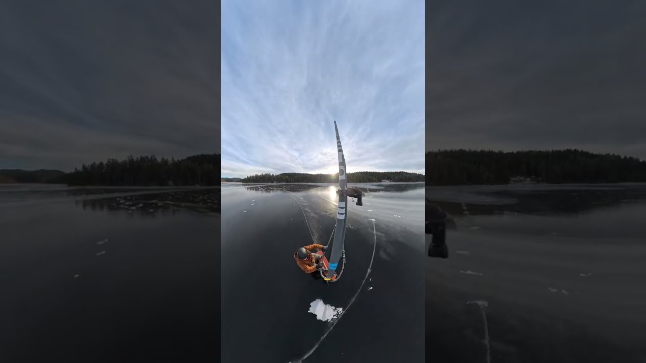 Ice windsurfing@ålevattnet