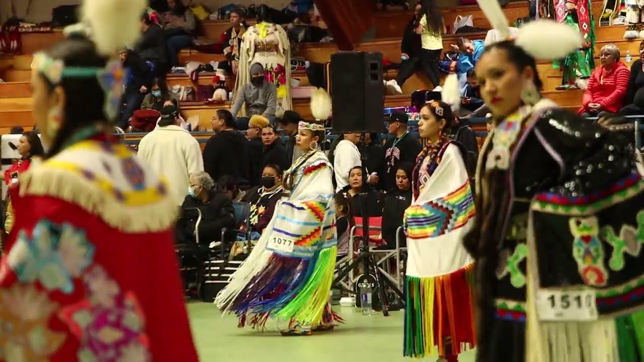 SIKSIKA Powwow 2022... Saturday Night Live... Jr. Women's Fancy Shawl Dance Contest...