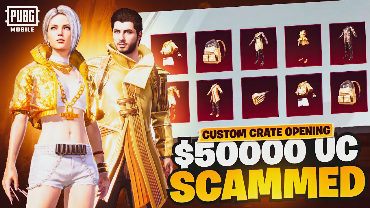 $50K 😱OLD MYTHICS ARE BACK | CUSTOM CRATE OPENING PUBG MOBILE