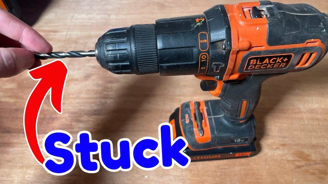 Как извлечь застрявшее сверло из дрели Black and Decker (быстрое и простое решение!)