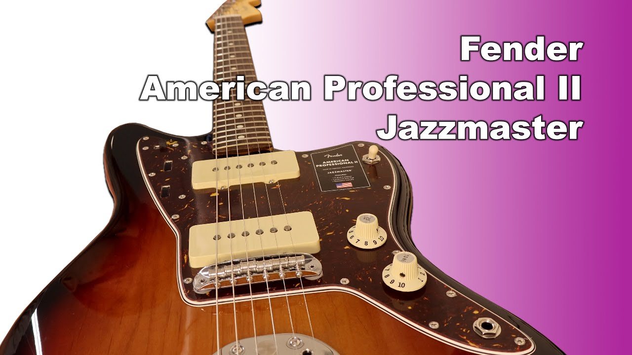 Fender American Pro II Jazzmaster Setup and Overview #fender #fenderjazzmaster
